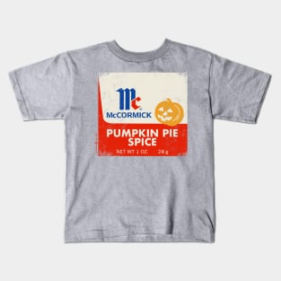 Vintage Pumpkin Pie Spice Label 4 Kids T-Shirt